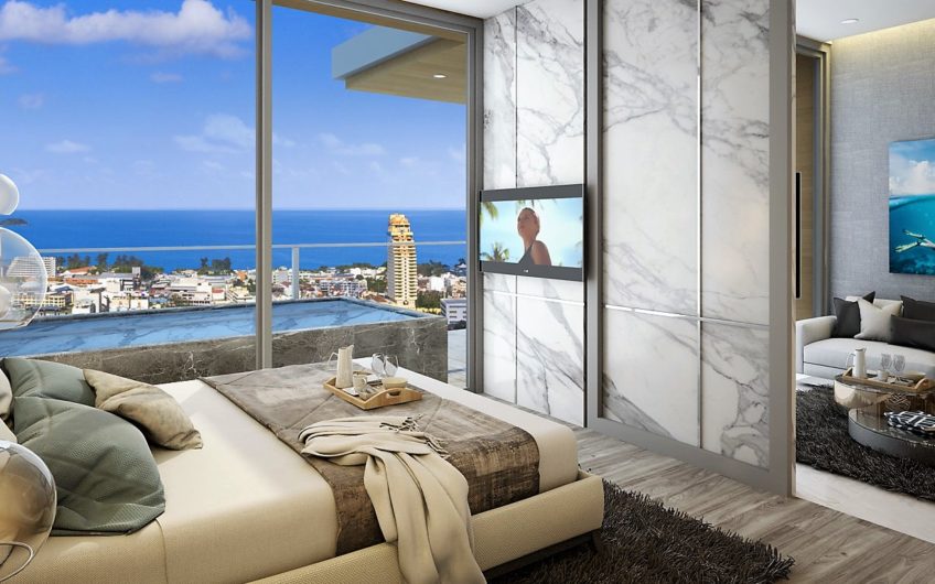 PATONG BAY SEA VIEW – NEW 1-BEDROOM SEA VIEW APARTMENTS OVERLOOKING PATONG BAY – IDEAL INVESTMENT